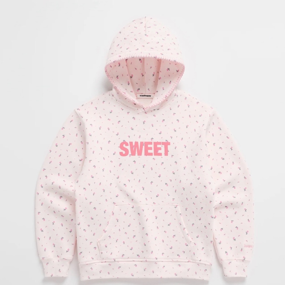 Madhappy Sweet Dreams Pink Floral Hoodie